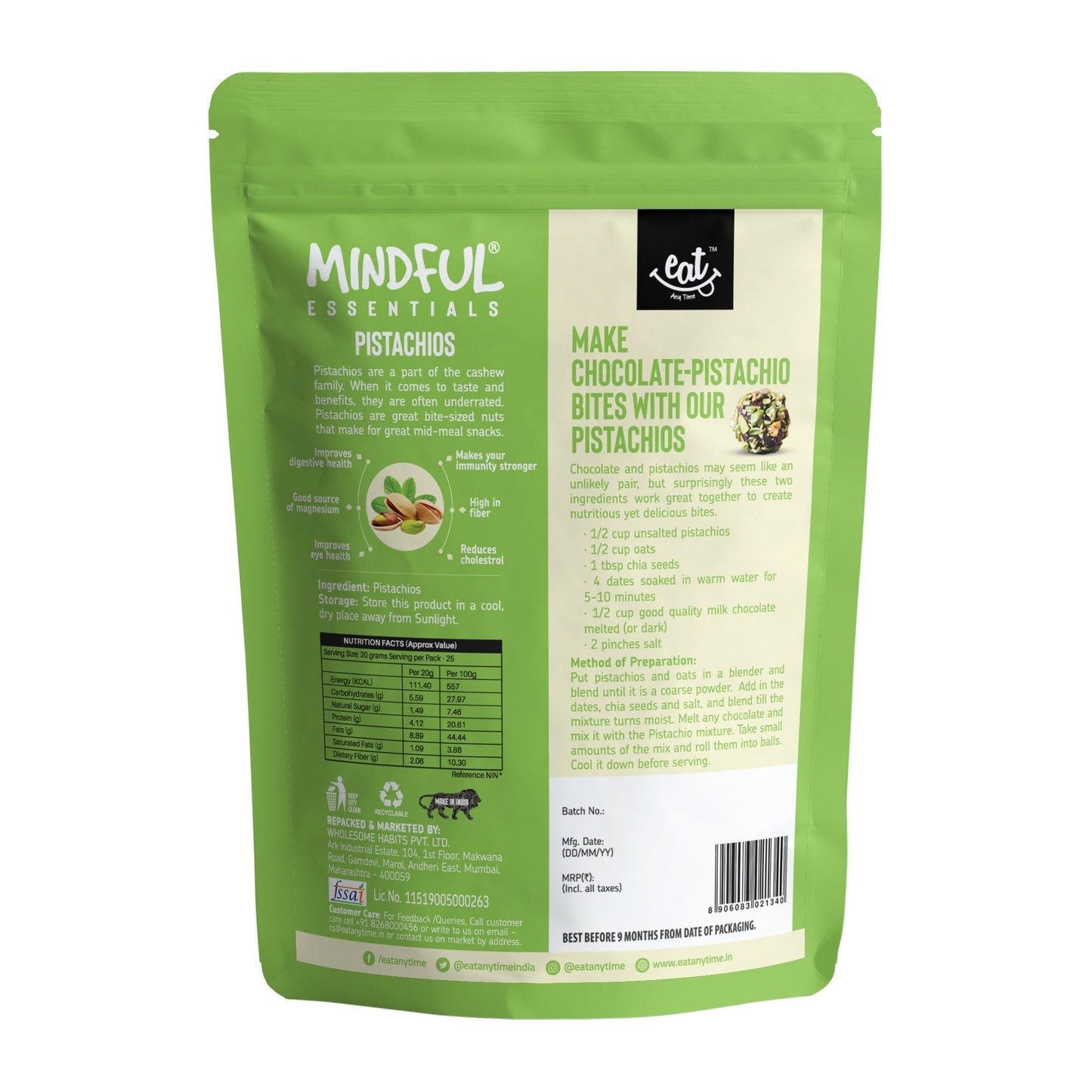 Dryfruits Combo (Pista - 200g, Almonds - 200g, Cashews - 200g, Golden Raisins - 200g)