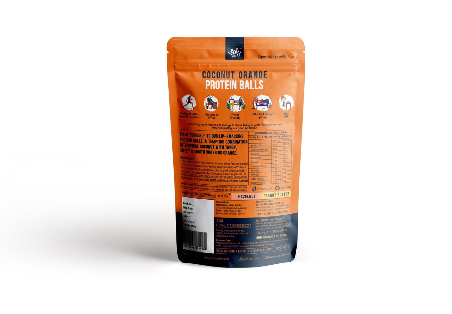 Deliciously Nutrient-Packed: Buy Coconut Orange Protein Balls - Best Price